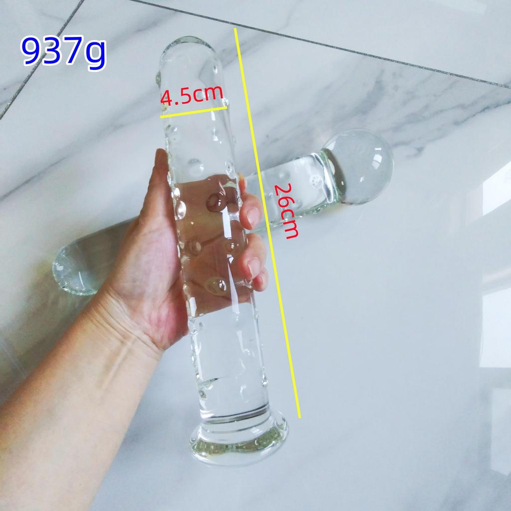 VaHppy Большой размер 1450 г 7 см анальная пробка jumbo skillfulness анальный расширитель тренировочные мастурбаторы дилдо стеклянные секс-игрушки для геев