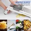 18 In 1 Adjustable Vegetable Slicer Stainless Steel Vegetable Slicer Julienne Slicer For Potato Onion