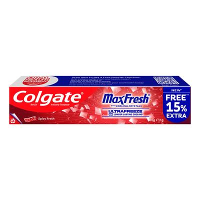 Зубная паста Colgate Maxfresh Пряная свежесть - 80 г (Красный гель)