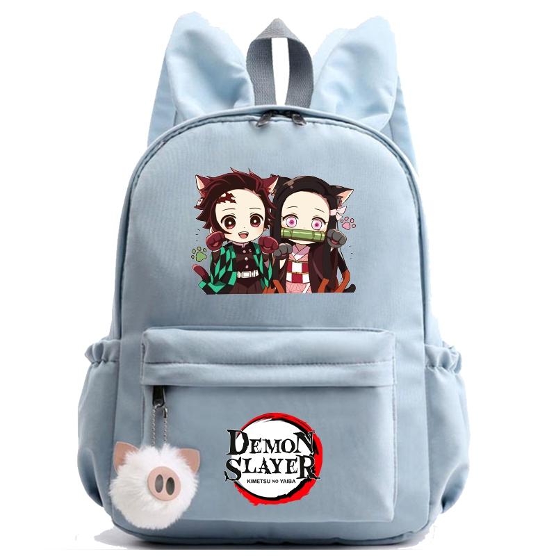 Рюкзак «Убийца демонов» в стиле аниме, рюкзак для девочек и мальчиков, школьный рюкзак для школы, сумка для книг для мужчин и женщин, дорожная сумка для отдыха Mochila