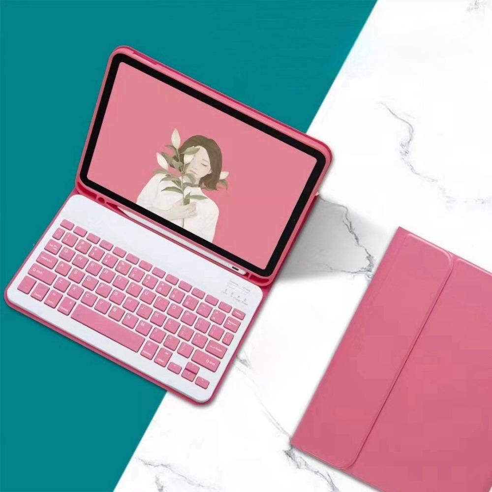 Чехол-клавиатура с магнитной Bluetooth-клавиатурой, кожаный чехол для iPad 9-го поколения, Air 6 Pro 11 с гнездом для карандаша, защитный чехол 10-го поколения