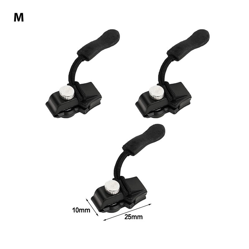 3 шт. универсальный комплект для мгновенного ремонта молнии, прочный сменный слайдер для молнии, тянущий механизм для куртки, сумки, пальто