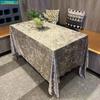 Rectangle Shiny Tablecloth Table Cloth Wedding Christmas Baby Shower Birthday Christmas Banquet Decor Home Dining Table Cover