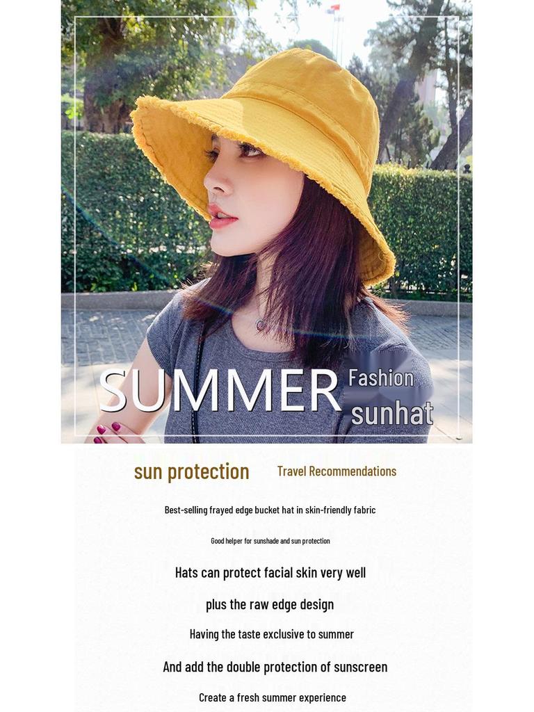 Женская джинсовая панама - Дышащая летняя шляпа для защиты от солнца