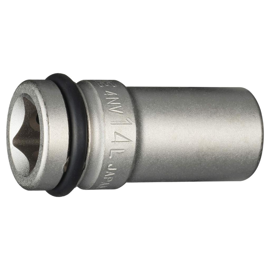 TONE Impact Long Socket Drive Angle Width Across Flats 14mm HP4NV-14L 12.7mm (1/2")
