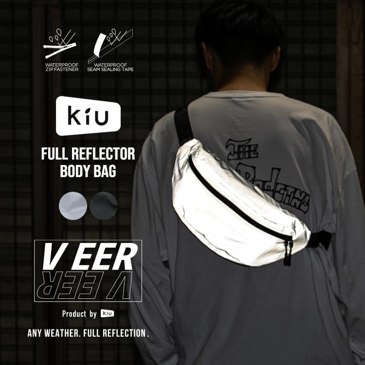Полная светоотражающая сумка для тела ПОЛНАЯ СВЕТООТРАЖАЮЩАЯ СУМКА ДЛЯ ТЕЛА VEER Reflector Reflector Bag Body Bag Mini Bag Outdoor Festival Stylish Cool Unisex Unisex Key