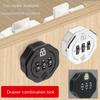 Zinc Alloy Password Locker 3 Digital Code Wardrobe Code Lock New Drawer Combination Lock Wardrobe