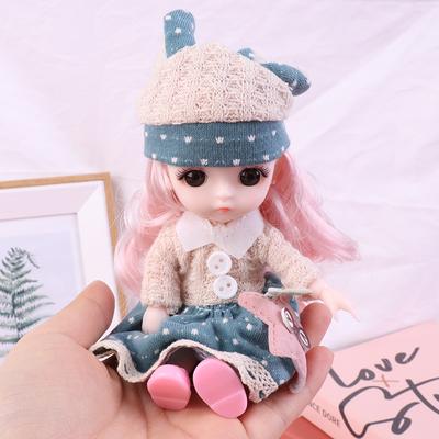Кукла 16/17 см с одеждой, платьем, 13 суставов, повседневные аксессуары, игрушки для девочек