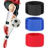 Football Shin Guard Fixed Bandage Tape Men Soccer Shin Pads Prevent Drop Off Elastic Sports Bandage Safety Adjustable Bandage Anti Strain Protection