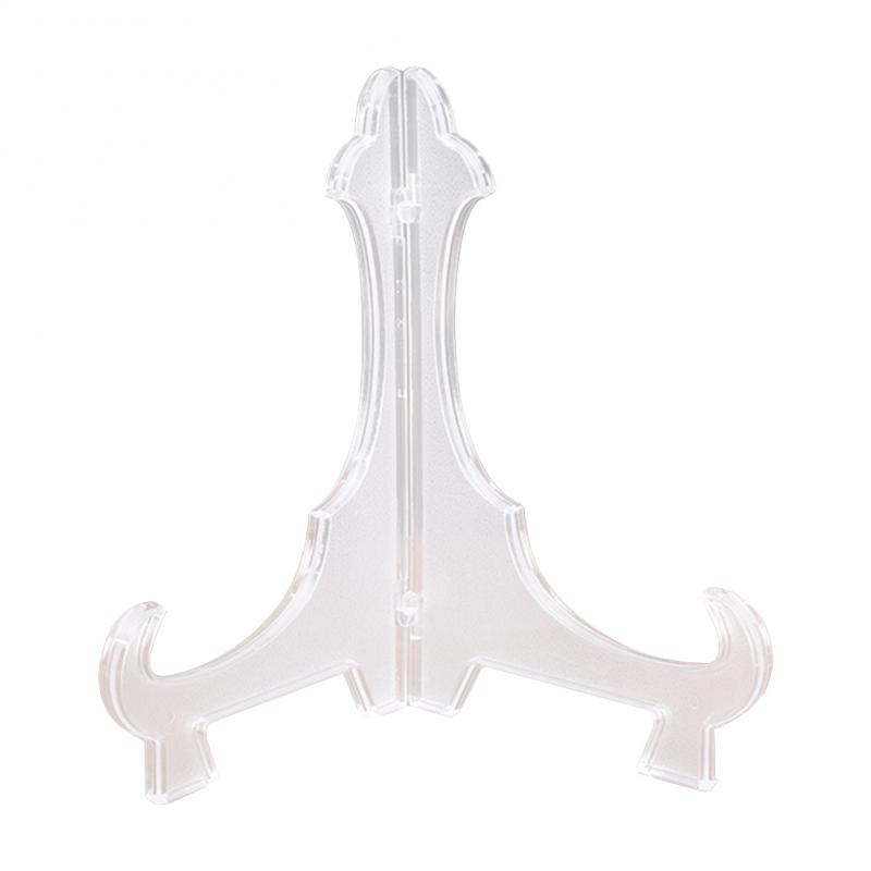 Label Holder Place Firmly Easy To Use Transparent Bracket Photo Frame Stand Adjustment Durable Acrylic Kitchen Tools Fold