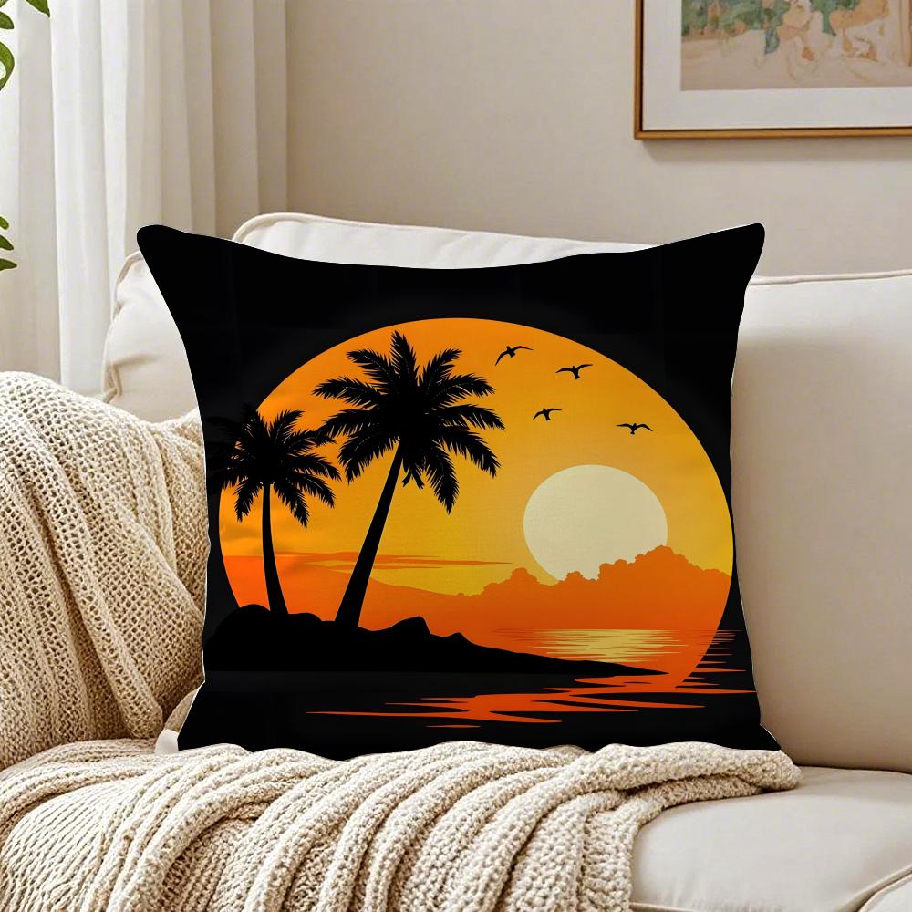 Street Trendy Toys Millennial Style Cushion Cover Linen Pillowcase Soft for Sofa Bed Home Room Decor