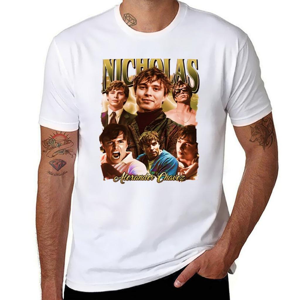 Vintage MoUnisext Nicholas Chavez TShirt t shirts for Unisex cotton soft t shirts cotton 100 TShirt