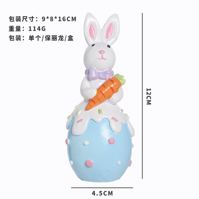 Пасхальные украшения, Инс, Милые кролики, Пасхальные яйца, Полимерные фигурки, Подарки для домашней вечеринки