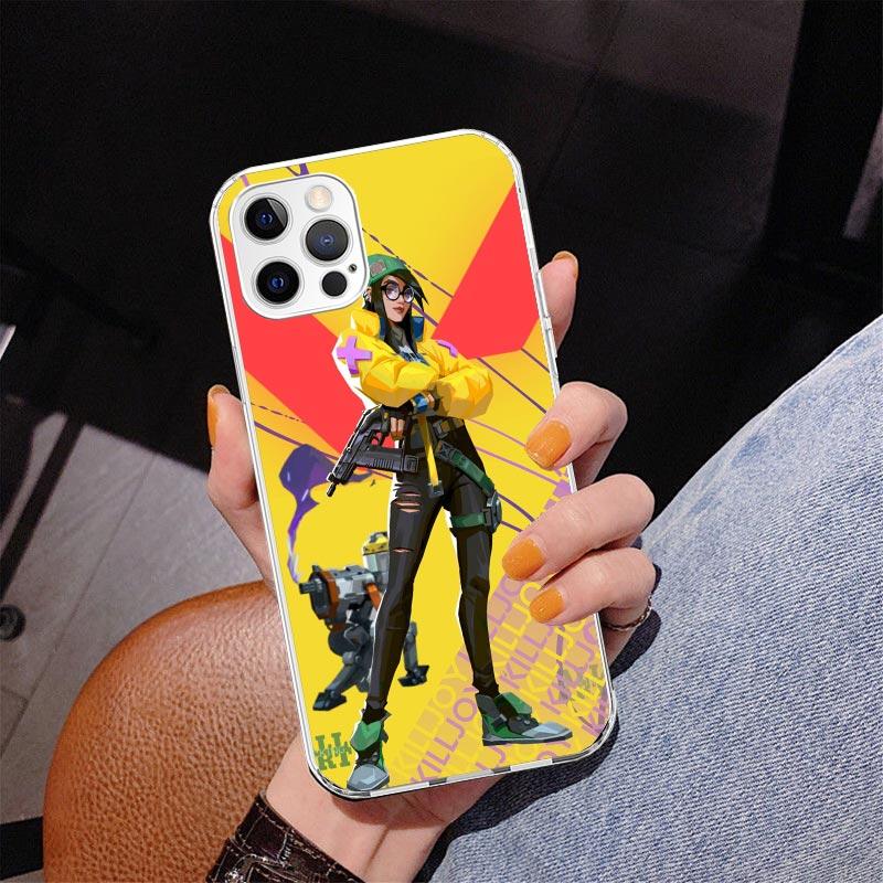 Valorant Killjoy Phone Case For iPhone 17 Air 16 Pro Max 16E 15 + 14 Plus 11 12 13 Mini 7 8 SE Gift Print Cover Fundas 17 Air 16