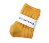 Chica Hurra Sizes Solid Set of Made In Solid Student Sizes Women's Off-White Socks, 23-25cm, Color, 2, Ribbed, Low-Crew Length, High-Quality, Cute,
