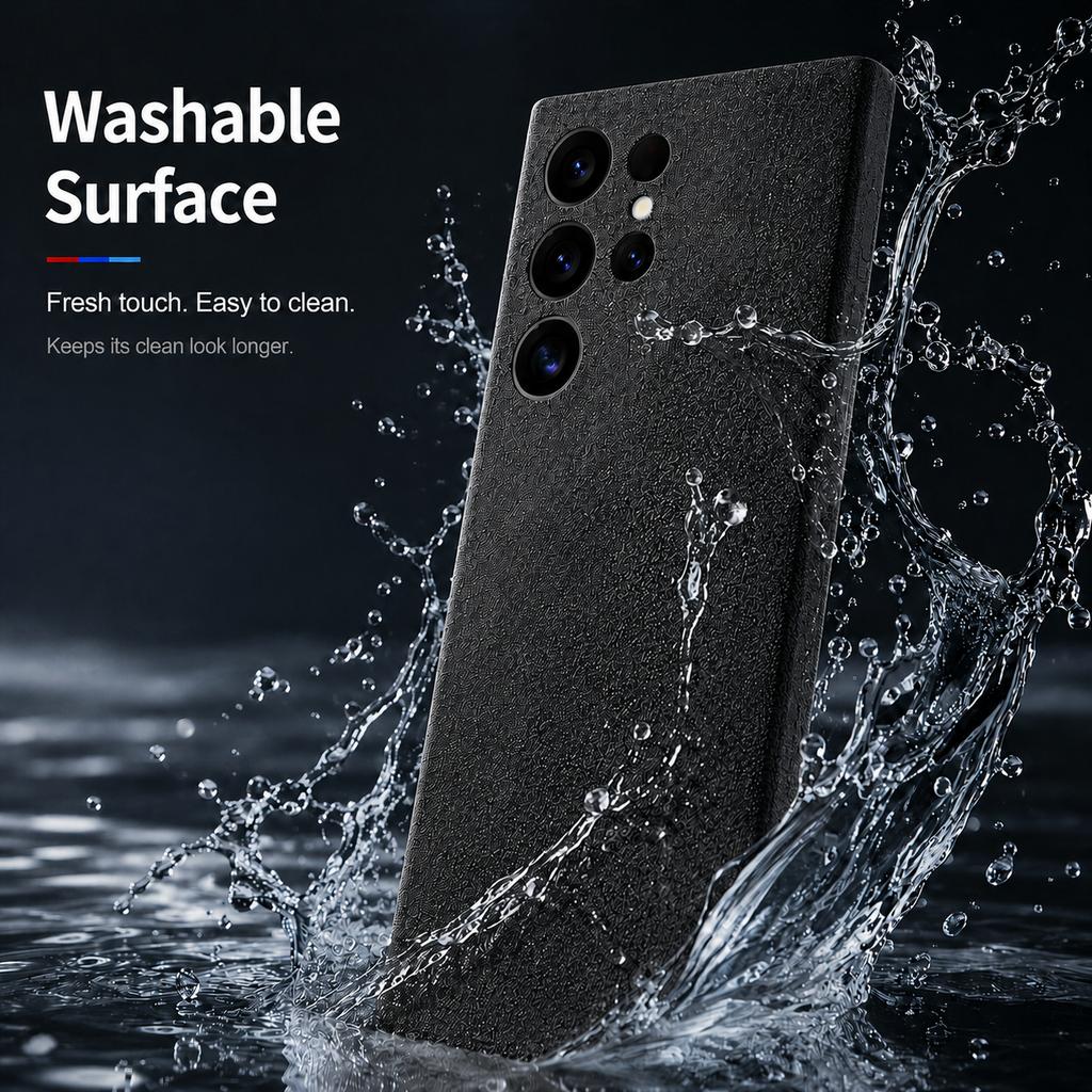 100% Real Italian Imported for Alcantara For Samsung S24Ultra S25 Magnetic Case with MagSafe Case Smart Button Protective Cover
