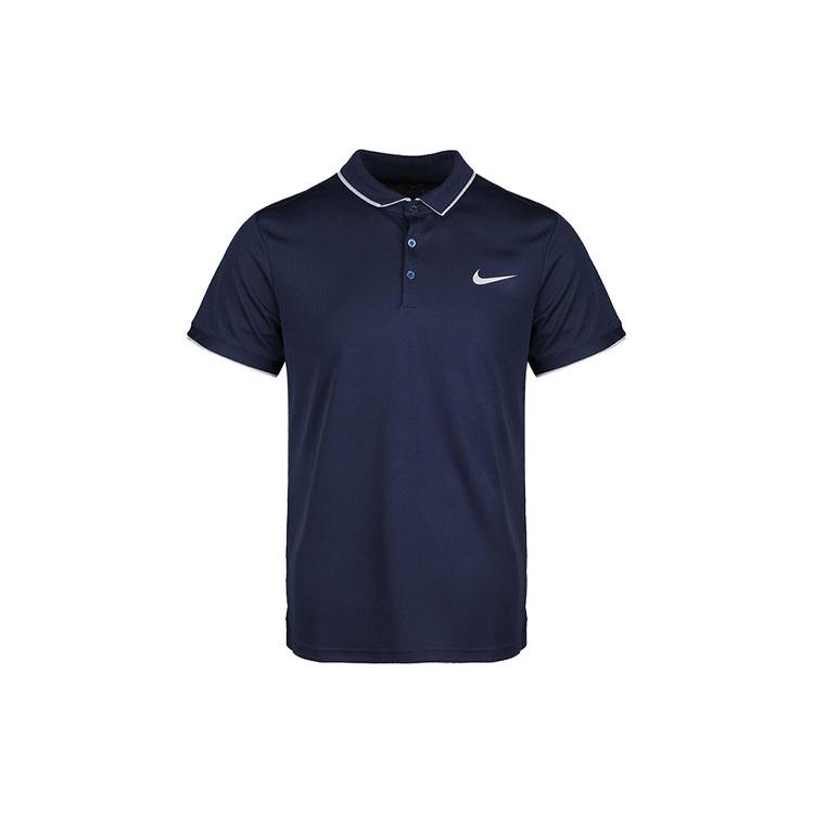 Nike Мужская футболка-поло темно-синяя AQ5304-410