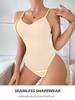 Супер Распродажа Боди с V-образным вырезом и тонкими бретельками, компрессионные боди с открытой промежностью, корректирующее белье для похудения, разглаживающее кожу, SML