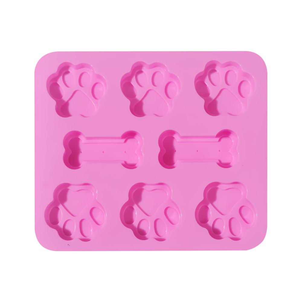 Candy Cookies Puppy Dog Paw Ice Cube Tray Cake Making Chocolate Baking Mould Silicone Molds