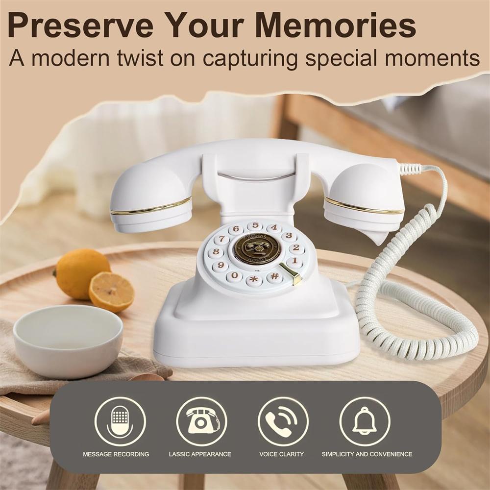 Audio Guestbook Telephone Wedding Phone For Party Gathering Audio Guest Book Telephone DIY Guestbook Message Recording