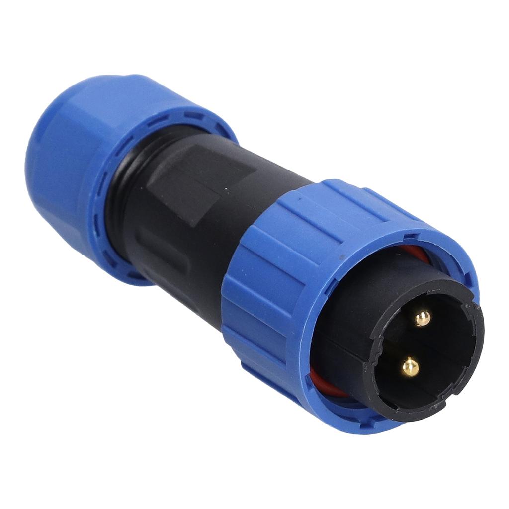 Aviation Plug Socket IP68 Waterproof Solderless Male Female Pair Connector 2 Pin 250V 20A LP16