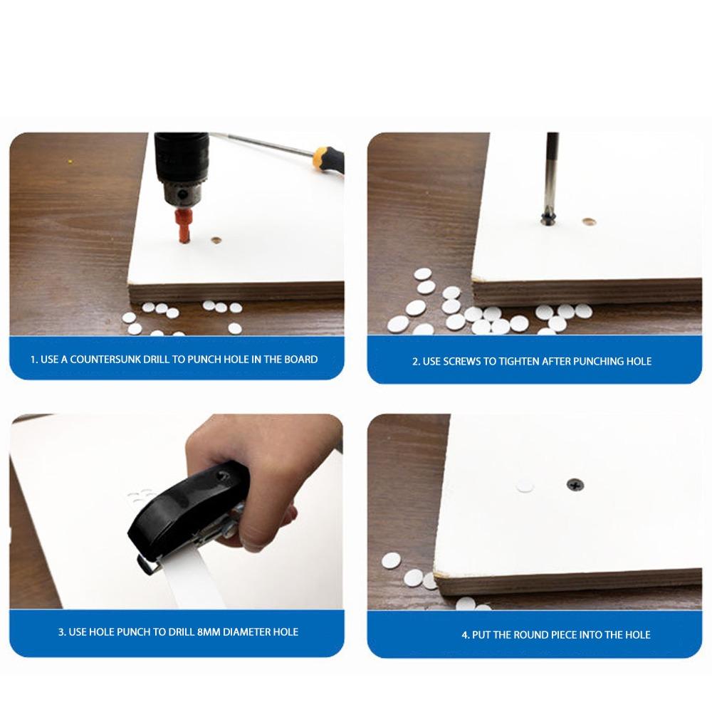 5 Countersunk Drill Bits Hole Punch Pliers Heavy Duty Hole Puncher For Plastic Cardboard