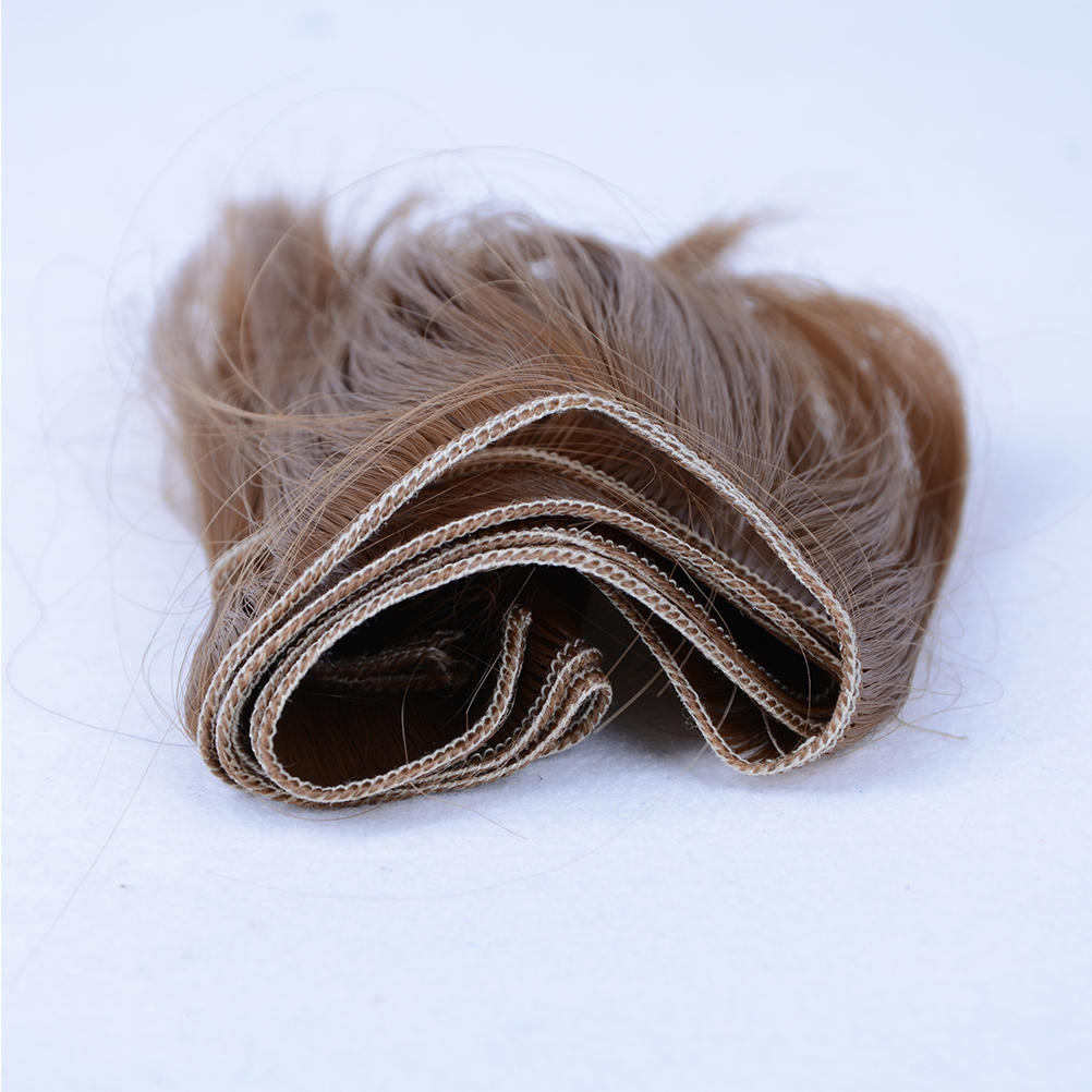 1Pc Durable Multi Color Easy To Use Diy Wavy Wig Hair Hairpiece For Dolls