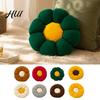 Ergonomic Chair Pad Corduroy Flower Cushion, Cute Shape Floor Decorative Room Decor Throw Pillow for Bed Sofa Couch Soft Back Support