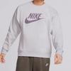 Nike Толстовки Мужские Светло-серый Круглый вырез Умеренный Другое CU4508-910