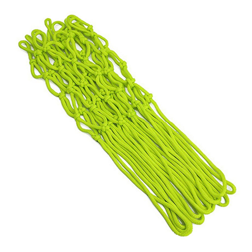 Ночник Баскетбольная сетка Нейлоновая светящаяся баскетбольная сетка с ободом для баскетбольного кольца 12 петель Стандартный размер Светящаяся баскетбольная сетка на солнечной энергии