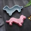 3D милый щенок таксы форма животного силиконовая форма кухня для выпечки мусса большая форма для торта инструменты для торта