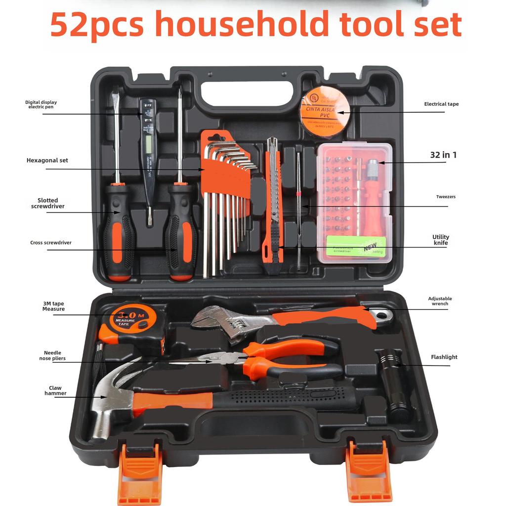 Набор бытовых электро- и ручных инструментов: Комплексный набор для деревообработки и ремонта