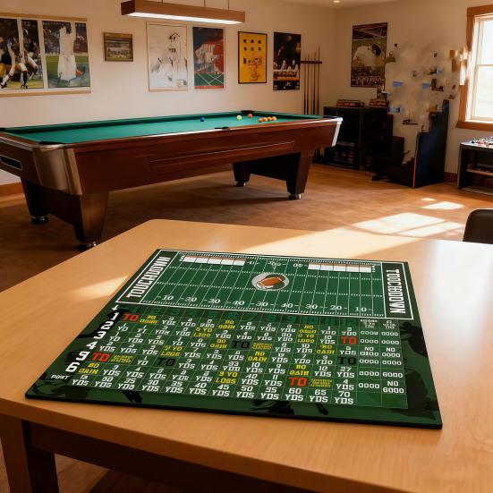 Настольная игра Футбольные кости Портативная для путешествий Семейные вечера Интерактивная футбольная игра Для взрослых Футбольные кости Касание костяшками Тачдаун Настольная игра