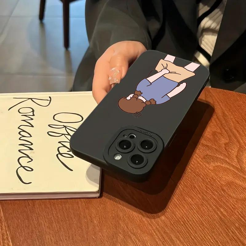 INS Cute Cartoon Couple Silicone Phone Case For Redmi Note 13 12 11 Pro Plus 13 12S 11S 10S Redmi 12 13C Shockproof Cover