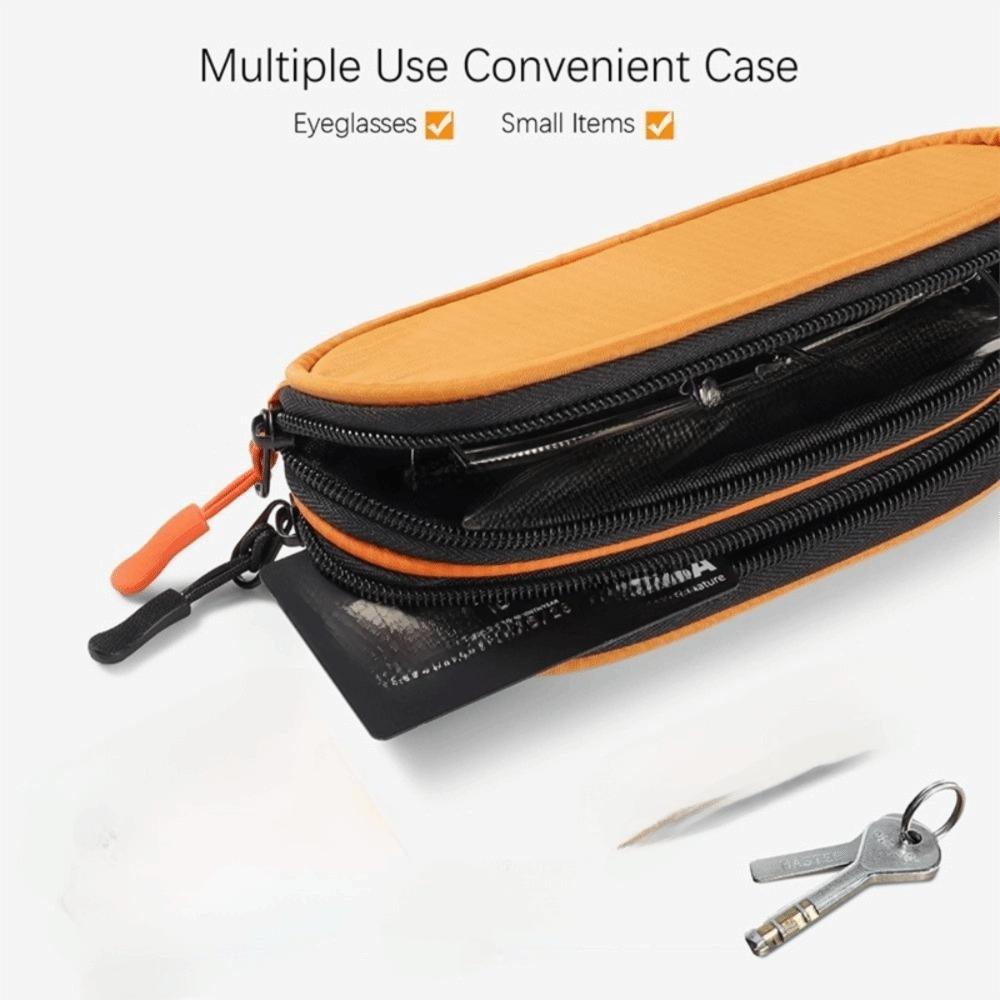New Double Layer Sunglasses Case Waterproof Organizer Money Pouch Durable Material Multi-Functional Travel Bag Business Trips