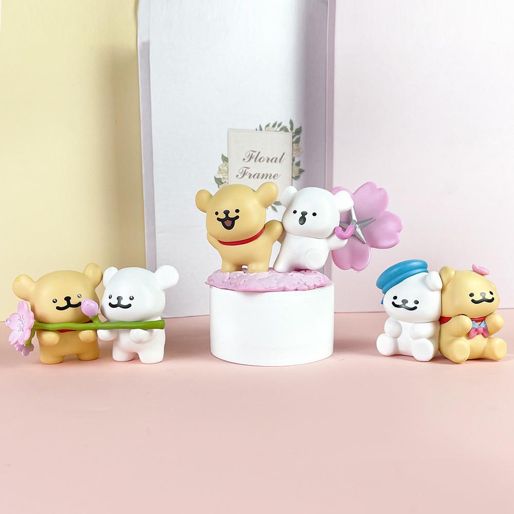 Мальтийская болонка Романтическая серия Сакура ПВХ Аниме Фигурка для украшения стола и идеи для подарков