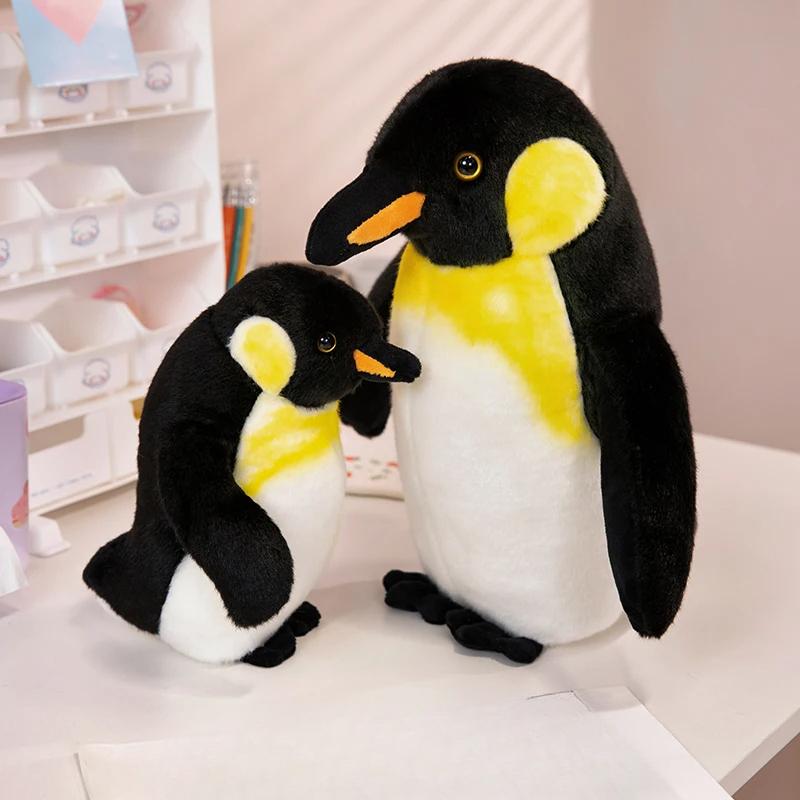 Реалистичная кукла пингвина из Антарктиды, детские игрушки, мягкие игрушки, пингвины, сувениры для зоопарка, плюшевые игрушки в виде пингвинов, украшения для дома