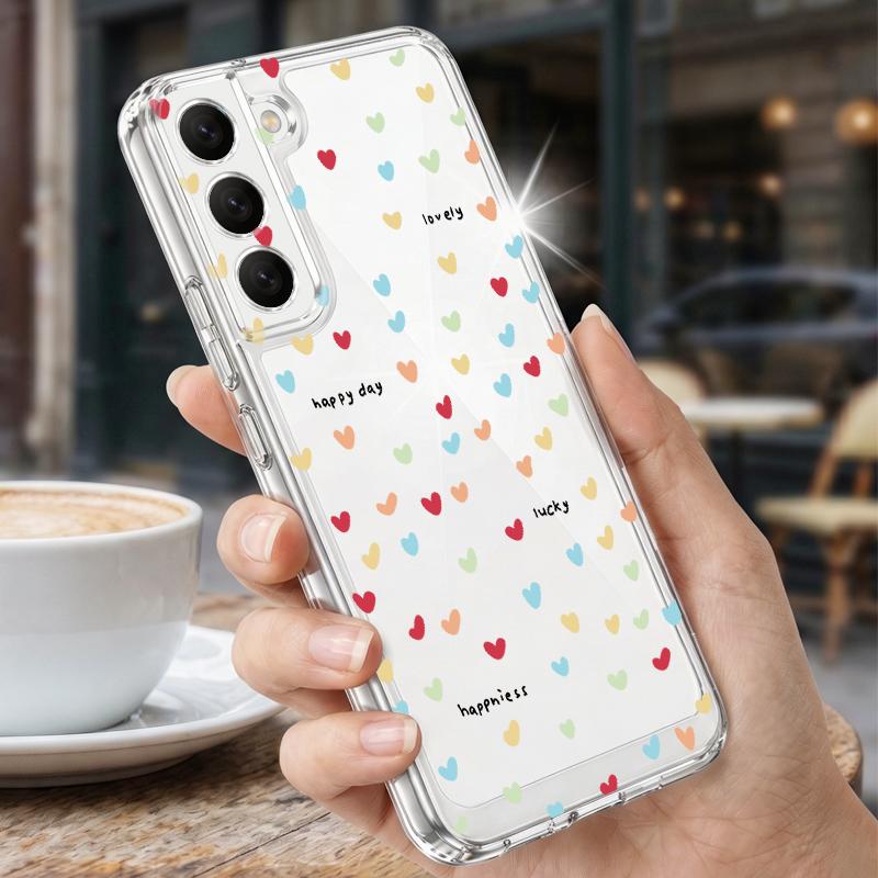 Чехол с принтом 'Pin Love Queen' для Samsung A57 S26 Ultra A37 A17 A56 A36 A26 A16 A55 A35 A25 A15 A54 5G S21 FE S22 S23 S24 S25 Plus Прозрачный Мягкий чехол из ТПУ