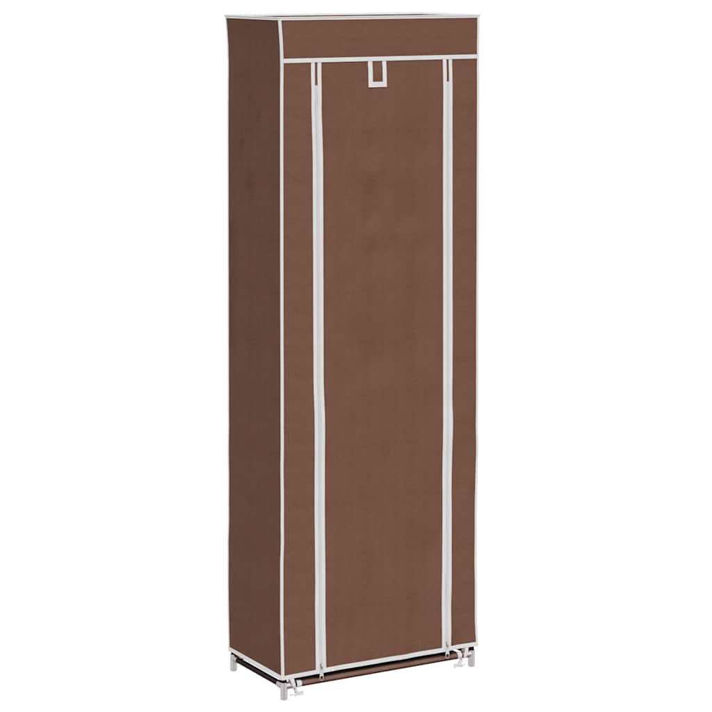 Shoe Cabinet Shoe Shelf 8 Tier 57 x 29 x 162 cm Brown