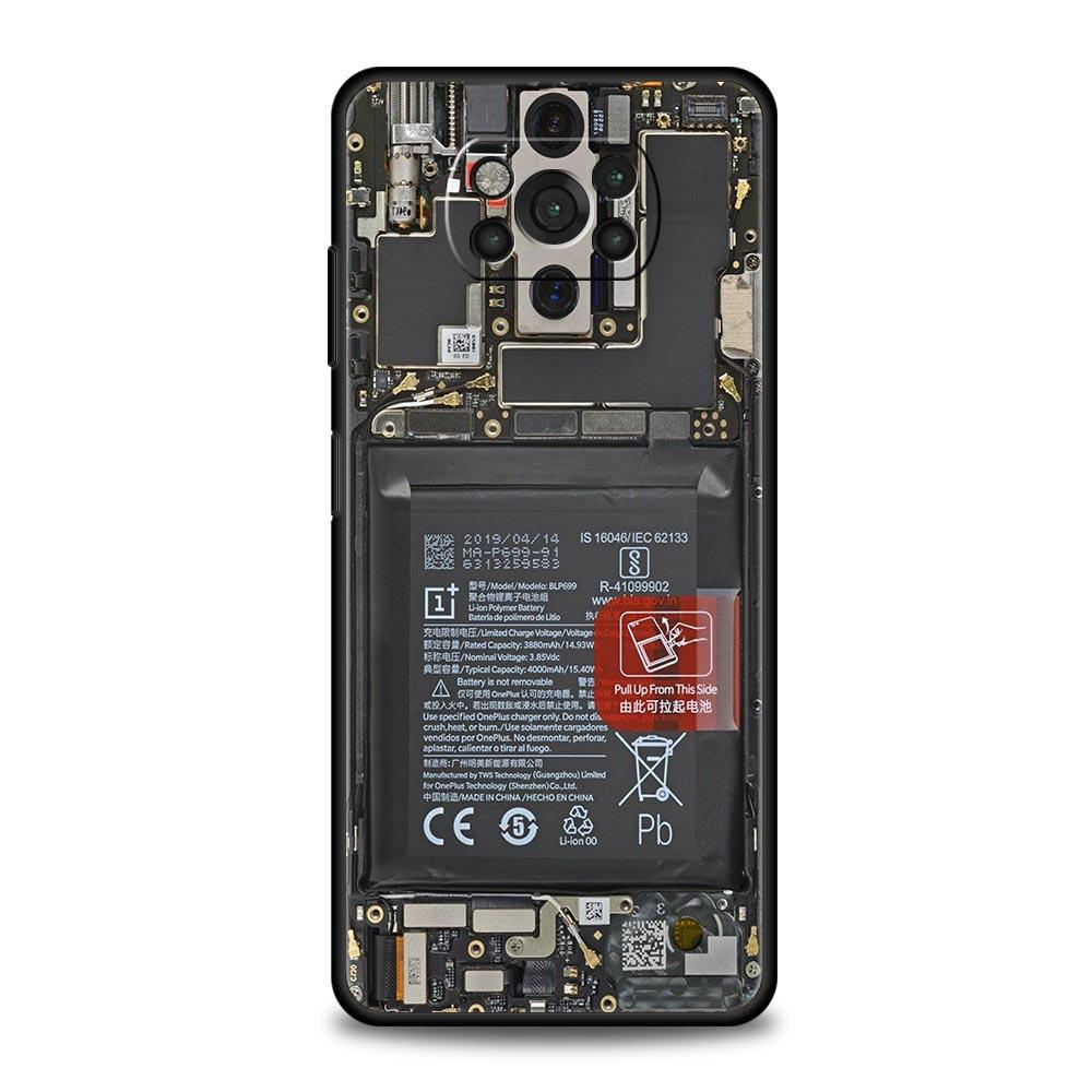 Чехол для телефона с рисунком печатной платы для Xiaomi Poco F7 F6 F5 F4 F3 X6 X5 X4 X3 NFC F7 Ultra M4 C51 C55 GT 5G Мягкий чехол из ТПУ