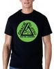 Gracie Fighter MMA Jiu Jitsu T-shirt Tee Green Rio De Janiero