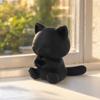 Мультяшный улыбающийся кот Декор для полки 3D-печатная фигурка, Художественное украшение для рабочего стола, Милая фигурка-декор с принтом жеста «сердце» рукой, Настольное
