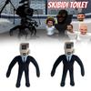 30 см Skibidi Туалет Мягкая плюшевая игрушка Монитор ТВ Фаршированные куклы Шутки игры Реквизит Забавный подарок