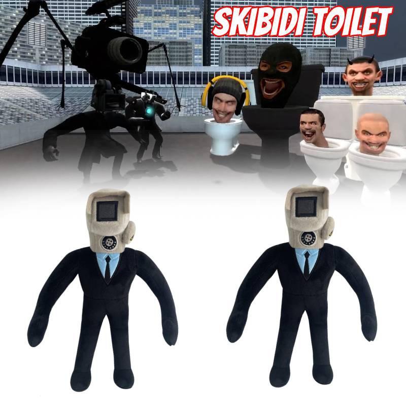 30 см Skibidi Туалет Мягкая плюшевая игрушка Монитор ТВ Фаршированные куклы Шутки игры Реквизит Забавный подарок
