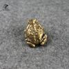 Lucky Rich copper toads frog Golden toad Animal solid copper Statue Animal mascot Decor Home Pure copper Carving Car Decorations