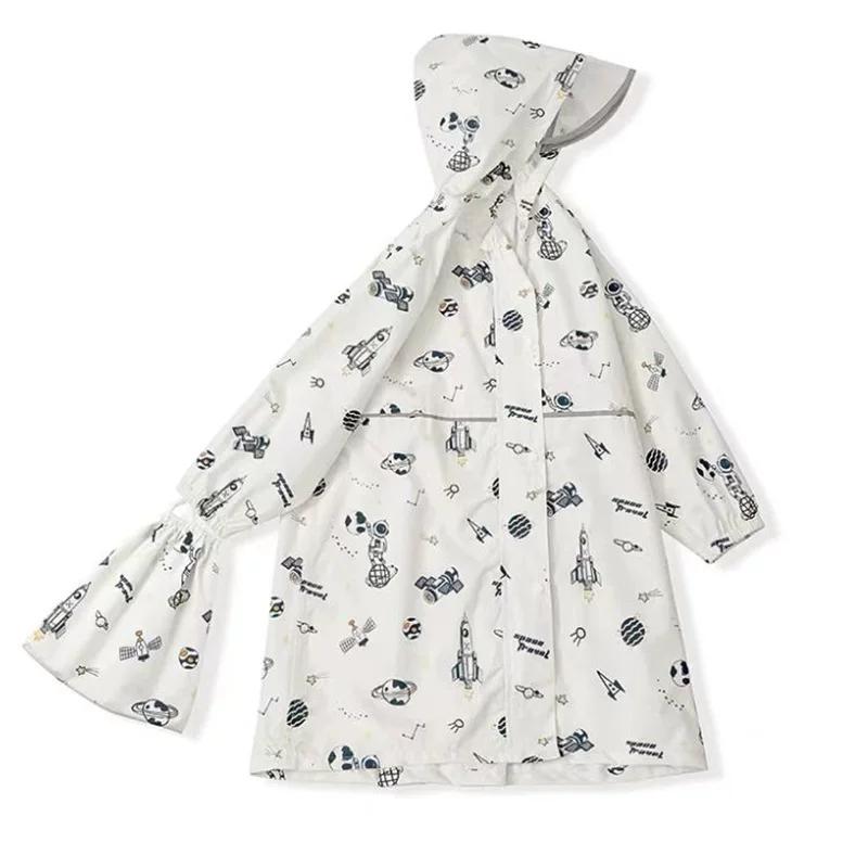 New 2024 Cartoon Thin Quick-Dry Breathable Children's Raincoat for Boys and Girls, Waterproof Poncho for Kindergarten and Elementary School Students
