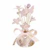 Colorful Crystal Flower Decoration Creative Car Ornaments Mini Crystal Glass Flowers  Table Decor