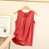 Women's Loose Fit Sleeveless Maternity Vest, Plus Size 200 Lbs, Belly-Covering Summer Outerwear.