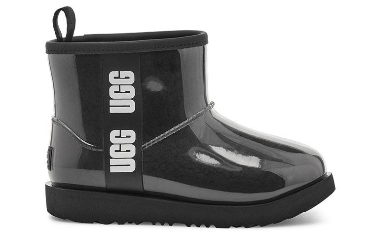 Kids' Boots UGG Classic Clear Mini II Boot Black (Kids)