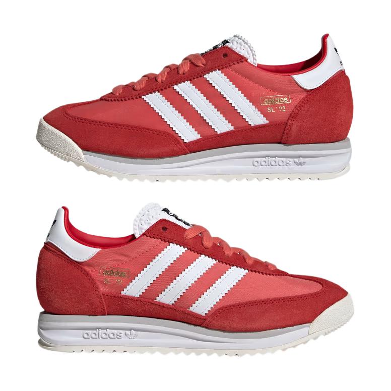 adidas Originals SL 72 RS Нескользящие Устойчивые к истиранию Детские Повседневные Кроссовки Красные Подростковые IH8081